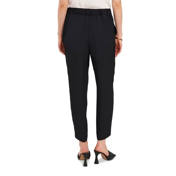 🆕 EUC Vince Camuto Wear to Work black cropped pull on pants size 1x - Picture 3 of 8
